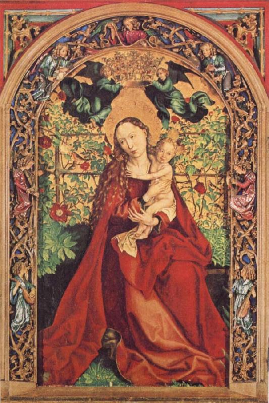Martin Schongauer Madonna of the Rose Bower Germany oil painting art